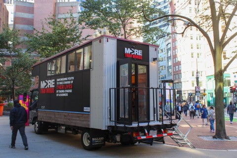 More Than Words mobile bookstore pop-up